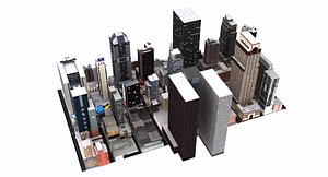3d new york city model