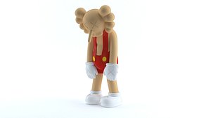 3D Kaws Pinocchio model