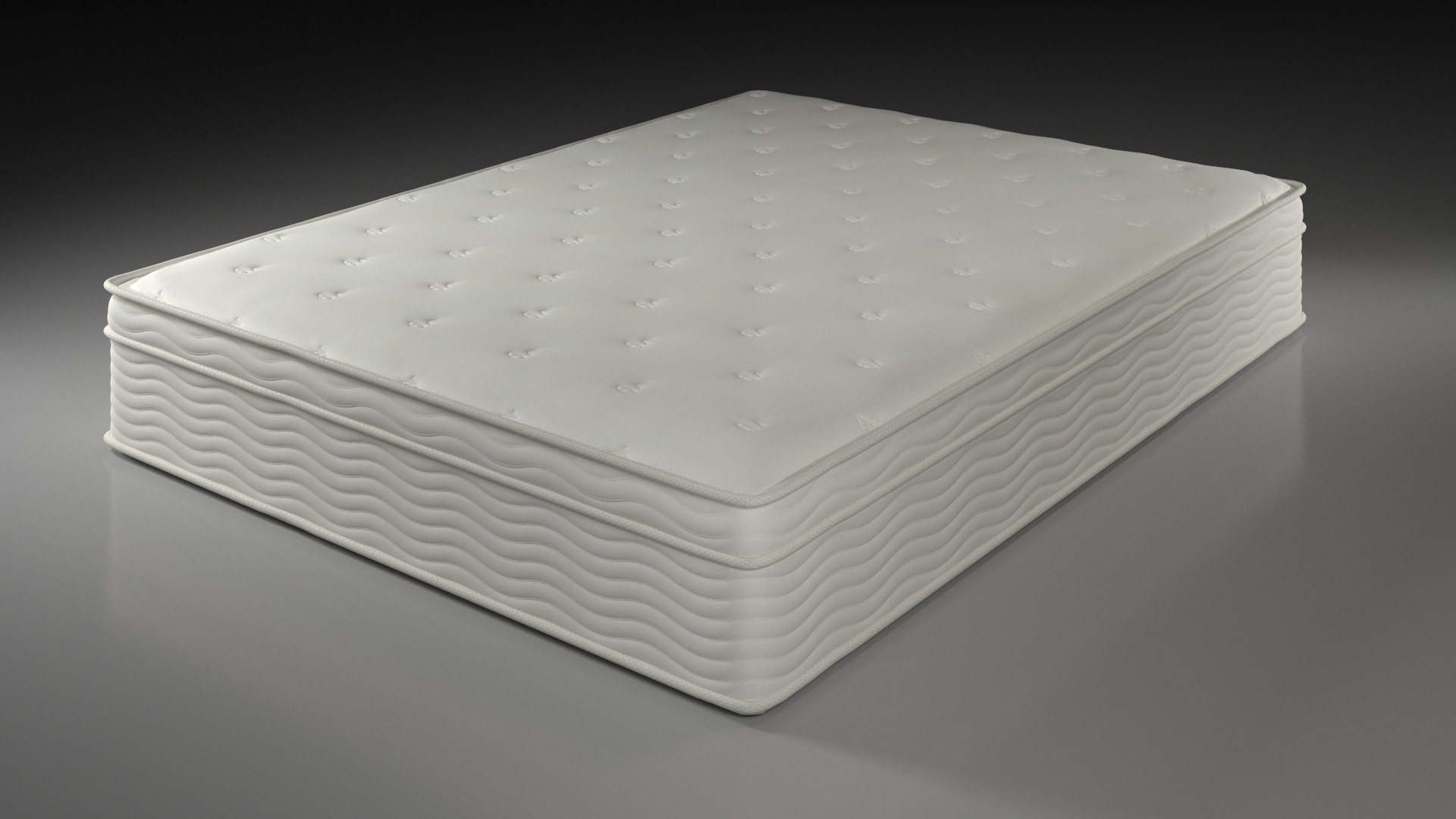 3D Model Mattress Bed - TurboSquid 1479661