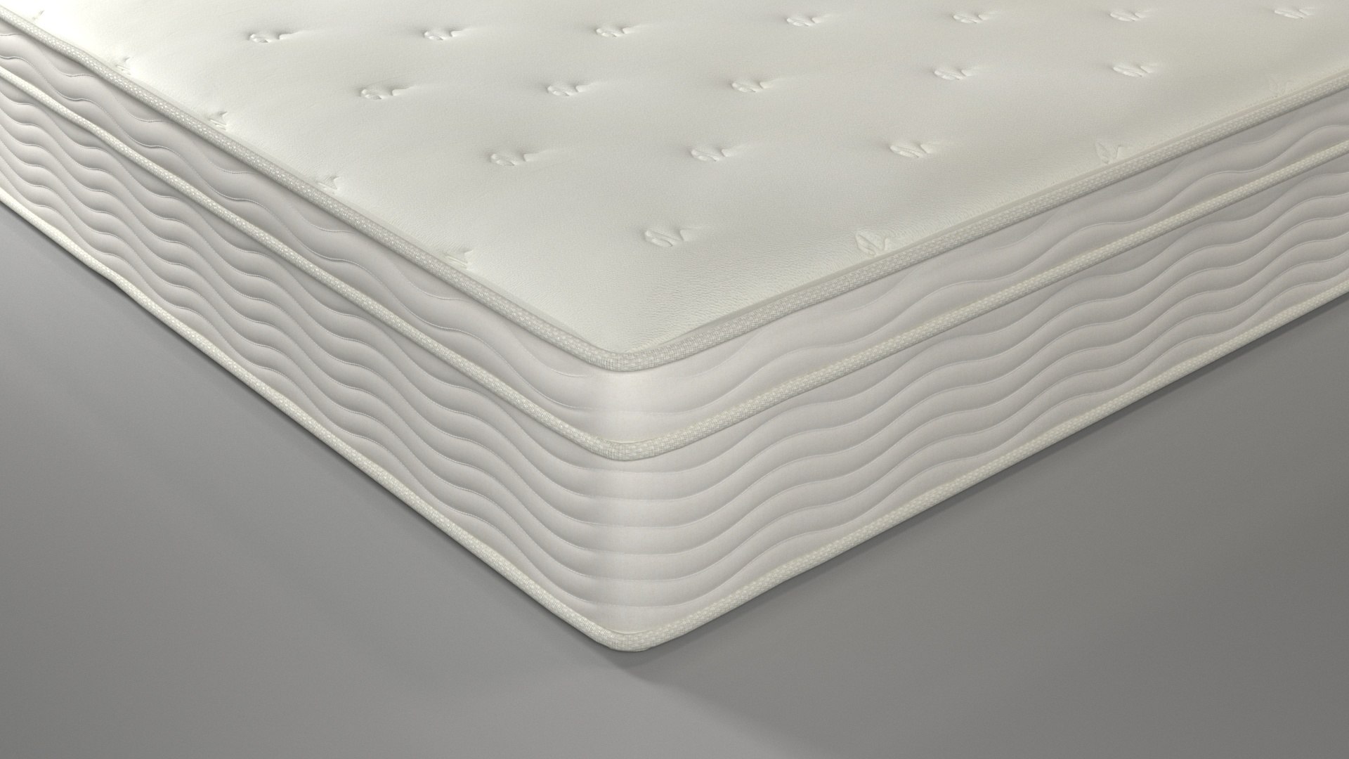 3D Model Mattress Bed - TurboSquid 1479661