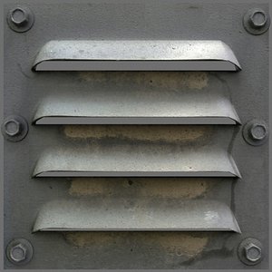 3dsmax exhaust ventilation slat