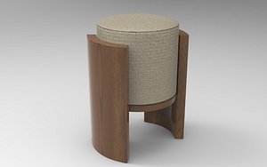 Huza Stool 3D model