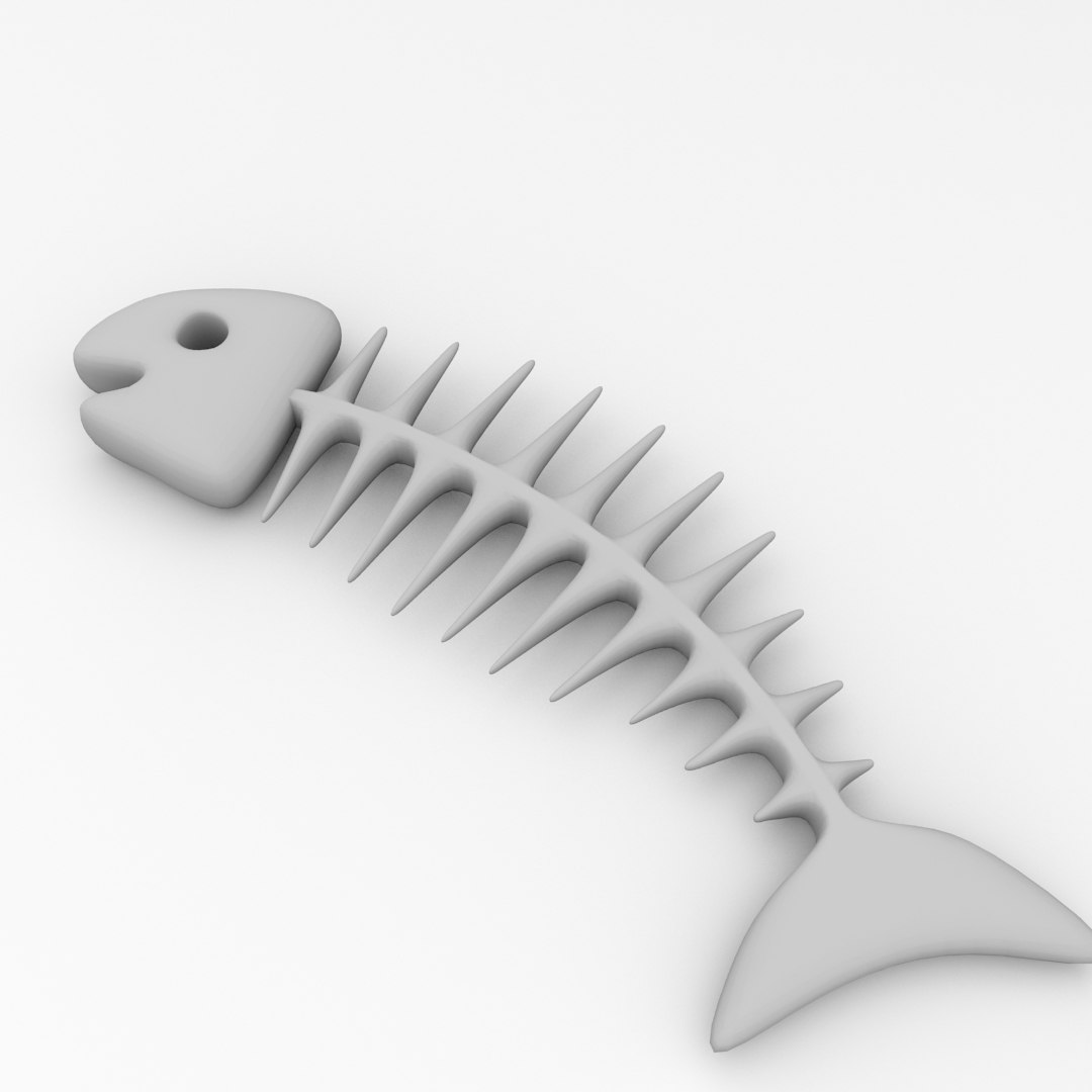 3d Model Fish Bone