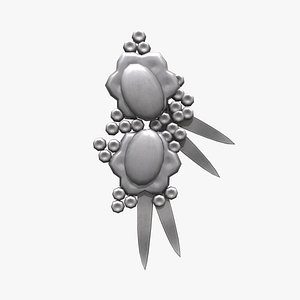 Flower Metal Brooch