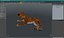 3D Cheetah Cub Lying Pose model