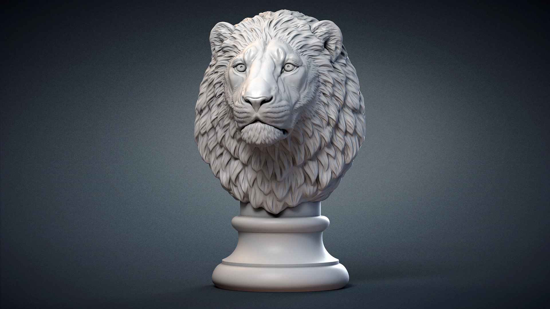 3D model Lion Head Tabletop Animal Statue https://p.turbosquid.com/ts-thumb/dF/80XsDa/aa/lionheadstatue3dmodelcalm02/jpg/1664631275/1920x1080/fit_q87/041f263b5892515a1b0d69f8cfd331b732e12986/lionheadstatue3dmodelcalm02.jpg