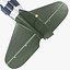 3d military transport aircraft douglas c-47 model