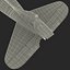 3d military transport aircraft douglas c-47 model