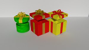 3D model gift boxes