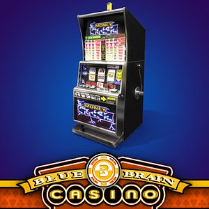 casino slot machine 4 3d model