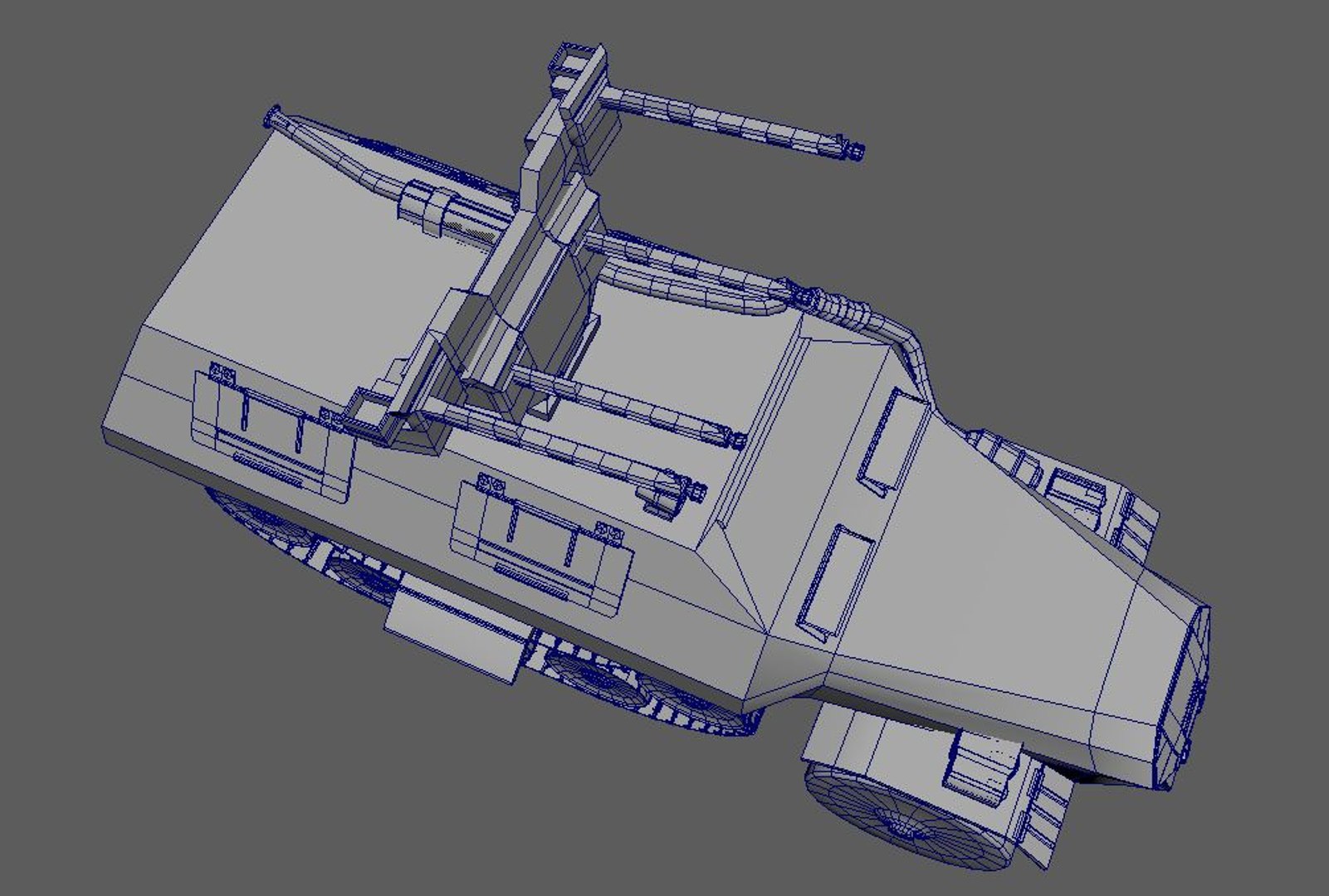 3D half-track vehicle https://p.turbosquid.com/ts-thumb/dF/HpLPPY/vDzY8tnC/vehiclewtop/jpg/1530153246/1920x1080/fit_q87/fdb0196ed35d56e96c4a6f9cddda3dfa5e412b55/vehiclewtop.jpg