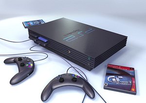 Sony PlayStation 2 3D model - Baixar Electrónica no