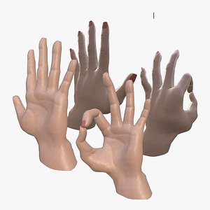 Human Hand - Realistic Rigged and Animated with Skin Texture