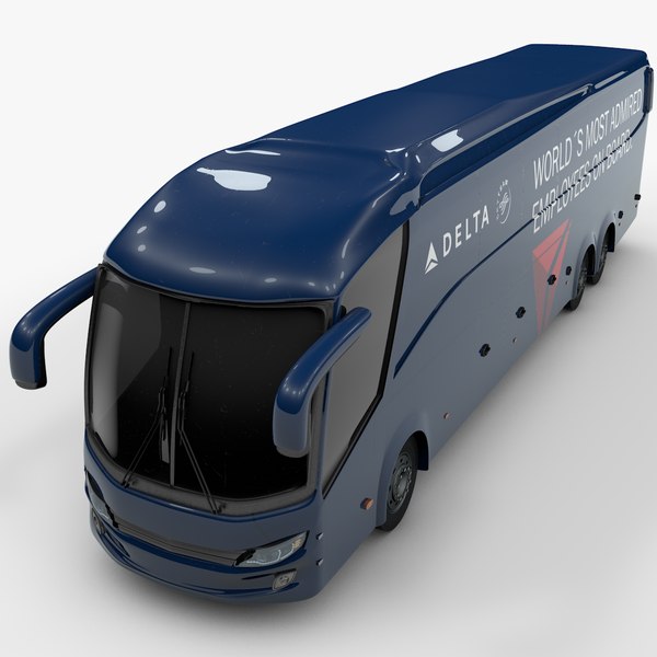 shuttle bus delta 3D model