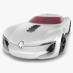 3D 2016 Renault Trezor Concept Rigged