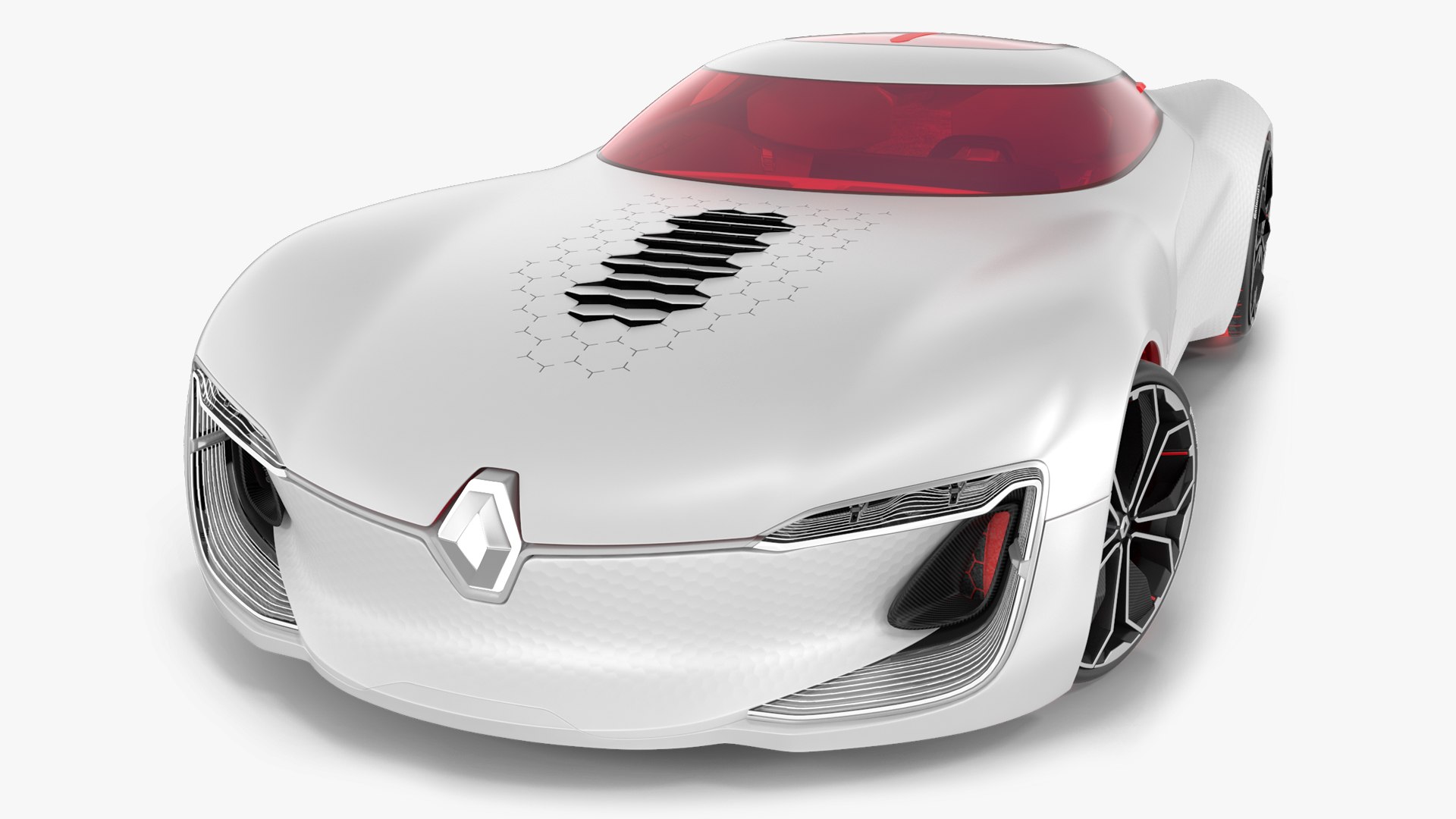 2016 Renault Trezor Concept Rigged 3D model preview