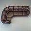 Corner Sofa Sectional Couch L-Shape Compact Upholstered