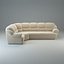 Corner Sofa Sectional Couch L-Shape Compact Upholstered