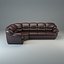 Corner Sofa Sectional Couch L-Shape Compact Upholstered