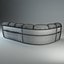 Corner Sofa Sectional Couch L-Shape Compact Upholstered