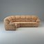 Corner Sofa Sectional Couch L-Shape Compact Upholstered