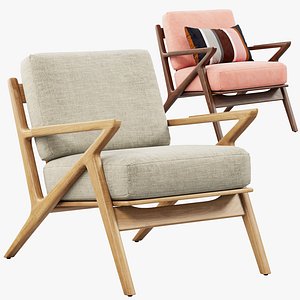Joybird Soto Concave Arm Chair 3D model