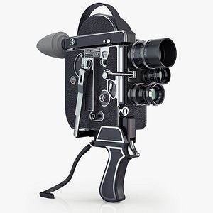 3d model vintage film camera paillard bolex