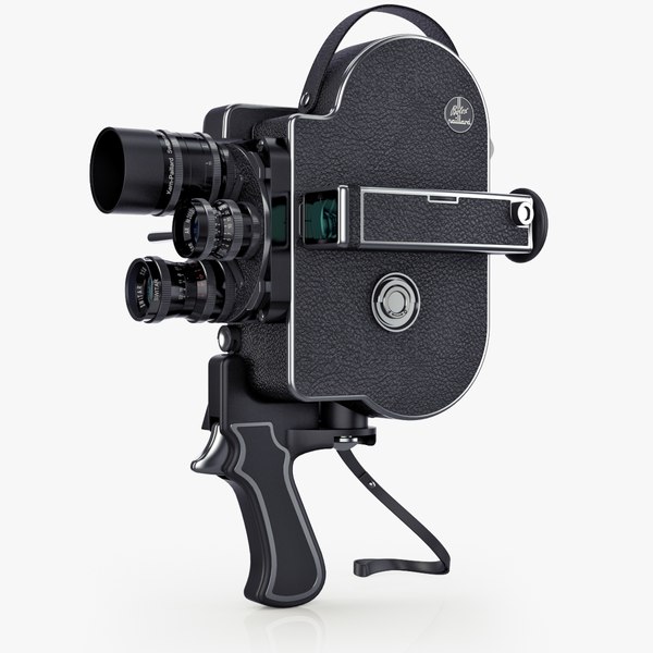 ビンテージフィルムカメラPaillard Bolex 16mm3Dモデル - TurboSquid 1000009