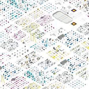 23 Large family packs - Revit families - 1006 families in total