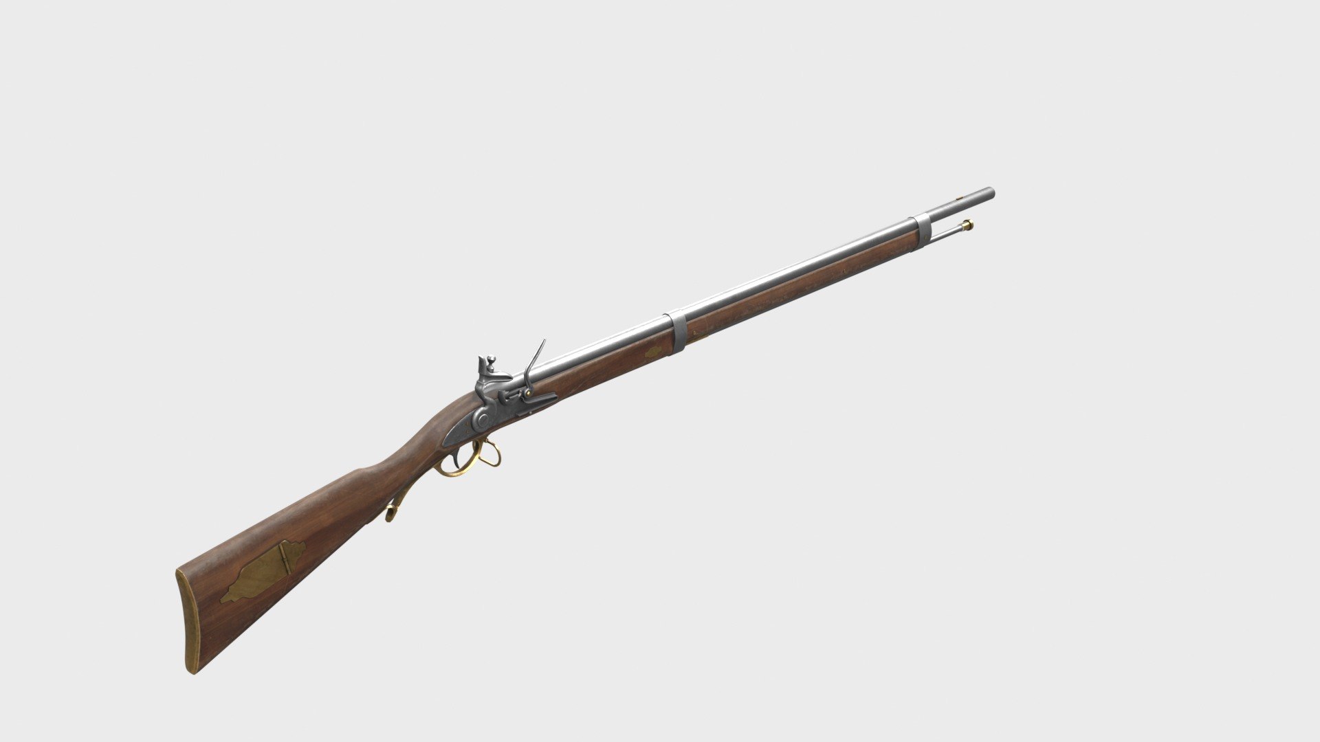 Historic-Style Musket with Wooden Stock and Brass Details 3D model https://p.turbosquid.com/ts-thumb/dF/ieJK2s/bT/01_hero/jpg/1791927793/1920x1080/fit_q87/44bb8bc0760670e12366293d3e3df3d05bf43fdc/01_hero.jpg