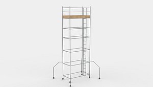 mobile scaffold tower 03 3D model 3D model