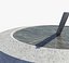 Marble Sundial And Concrete Plinth