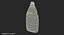 3D dishwashing bottle plastic dish model