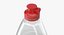 3D dishwashing bottle plastic dish model