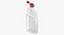 3D dishwashing bottle plastic dish model