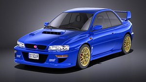 3D subaru impreza 1993