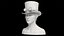 Cappello a cilindro con occhiali