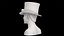 Cappello a cilindro con occhiali