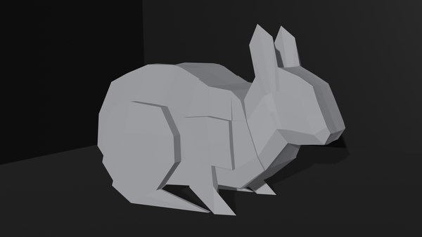 Low Poly Bunny 3D 모델 - TurboSquid 1963208