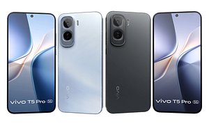 Vivo T5 Pro 5G Black And Blue 3D model