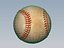 Baseball with dirt and new