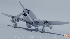 republic p47-d model