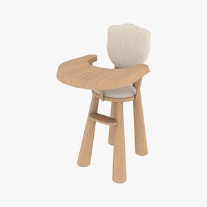 3D kids Highchair model