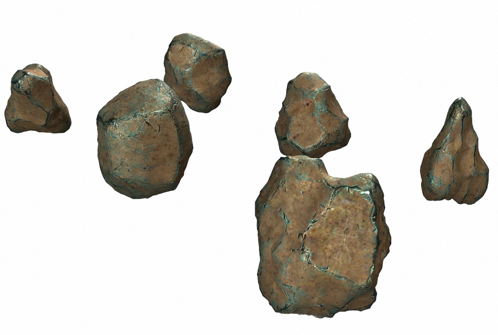 Rocks Alien Pbr 3D - TurboSquid 1415046