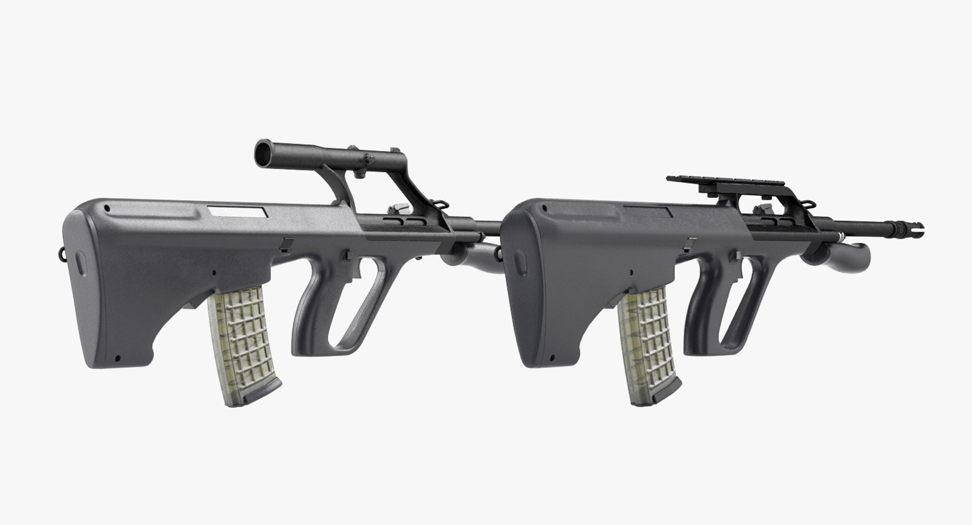 Aug Rifles 3D Model - TurboSquid 1182764