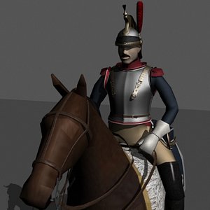 french cuirassier lwo