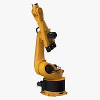Kuka Robot Kr 360 Fortec Industrial Robot Rigged for Maya