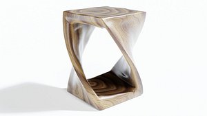 twisted stool 3D