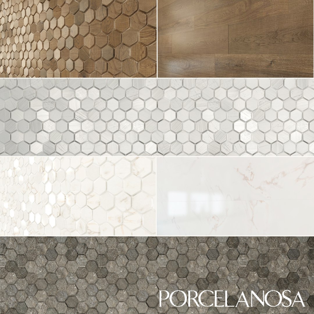 3d Model Tiles Porcelanosa Forest Chelsea