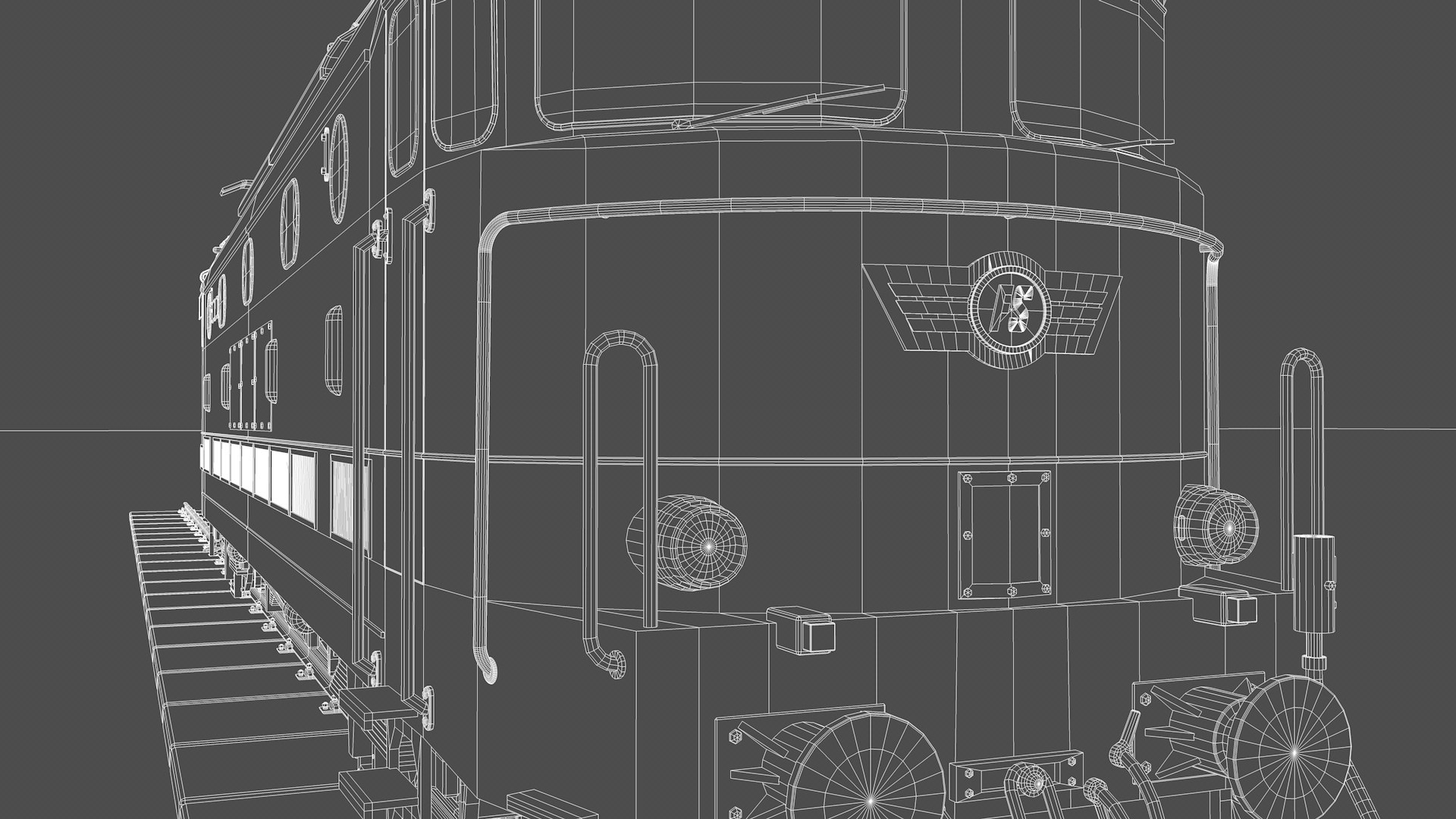 Electric Locomotive FS E444 3D - TurboSquid 2414628